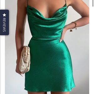Brand new runaway the label green dress